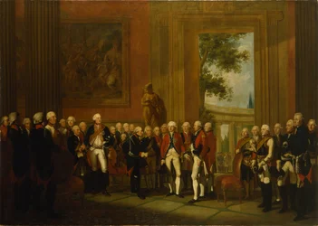 Ontvangst voor de Hertog van York in Sanssouci, c.1785